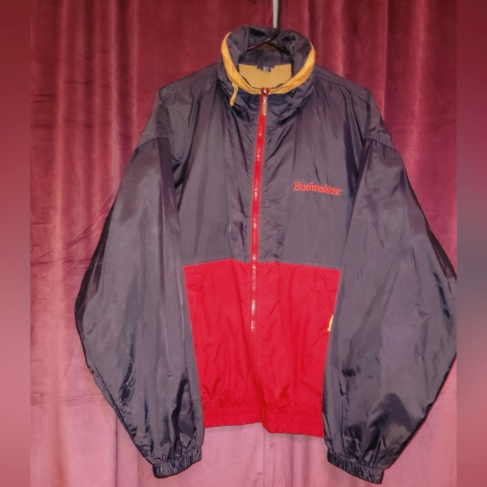 Retro Budweiser windbreaker